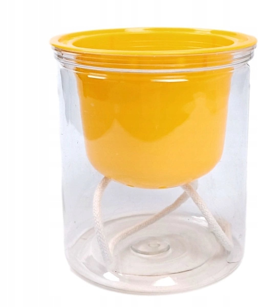 Gele Zelfwaterende Pot PEARL 8cm - Ideaal voor Planten
