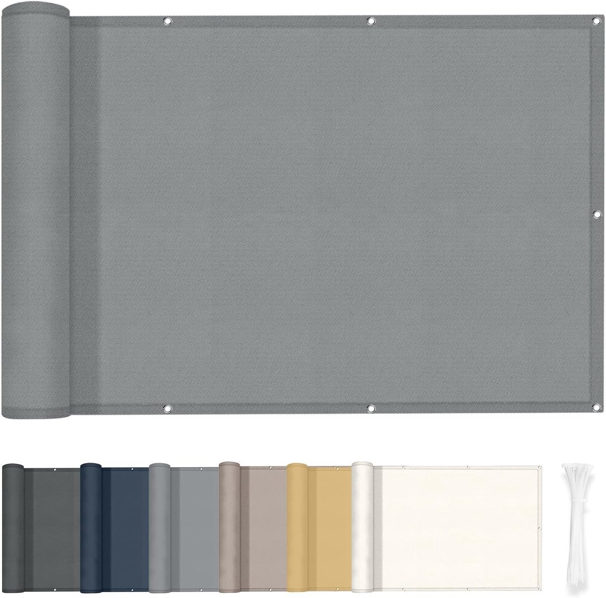 Balkon Privacyscherm 0.8 x 3 m - Waterdicht 160 g/m² - 95% UV Bescherming - Ideaal voor Terras en Tuin - ShopVlot