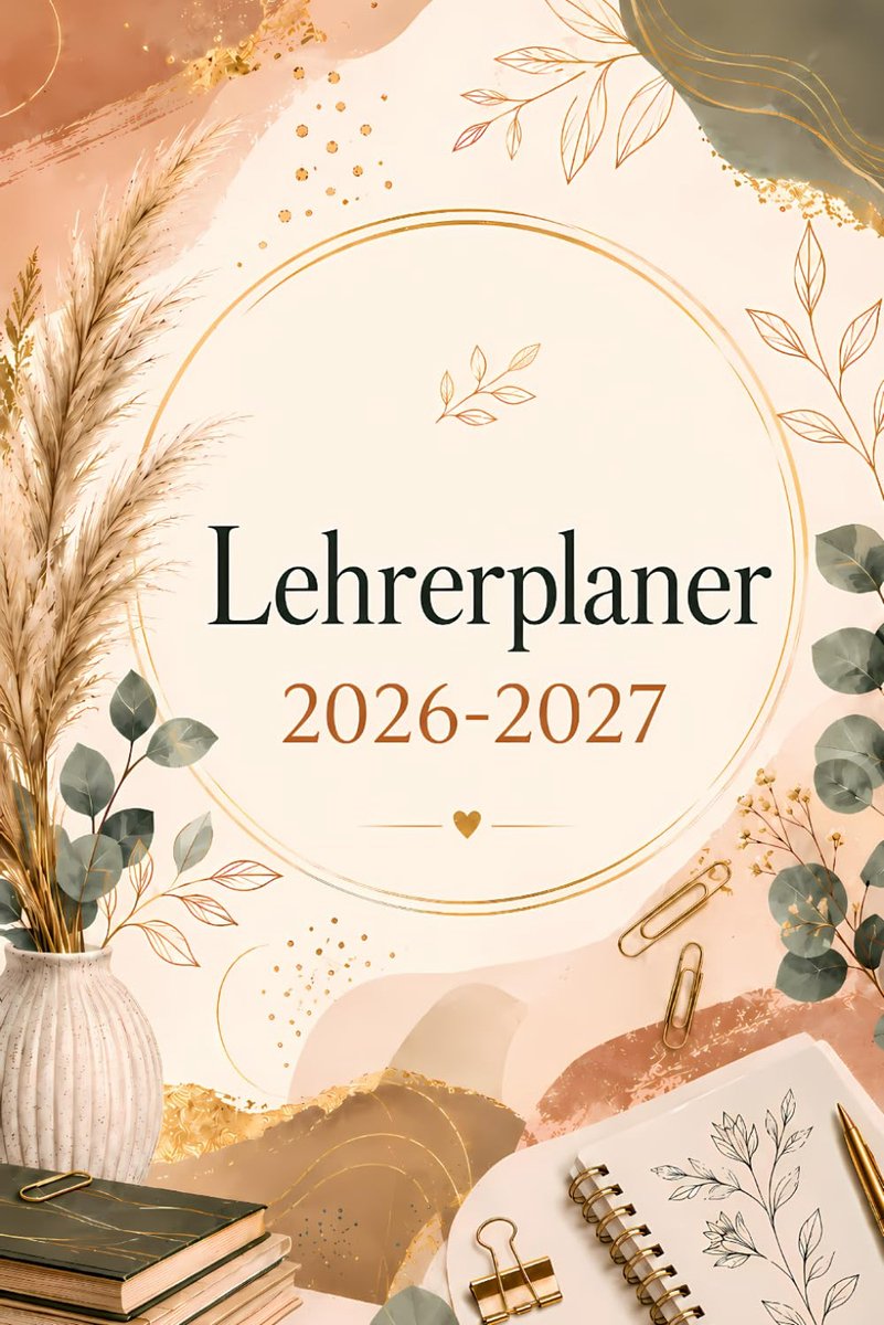 Lehrerplaner 2026–2027 - Jaarplanner voor onderwijs - Klassenbeheer en notities - Ideaal voor docenten - ShopVlot