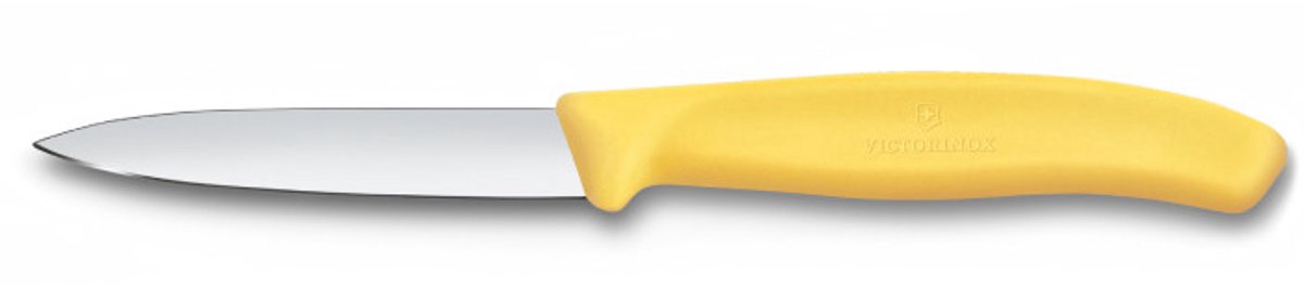 Victorinox Swiss Classic schilmesje - 8 cm - glad lemmet - spitse punt - geel