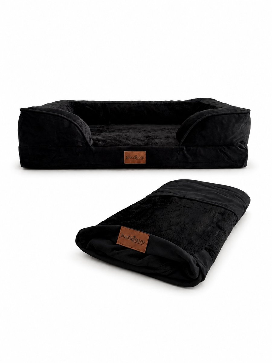 Hondenmand Hoes XL Max&Mand – Afneembaar en Wasbaar op 30°C Zwart