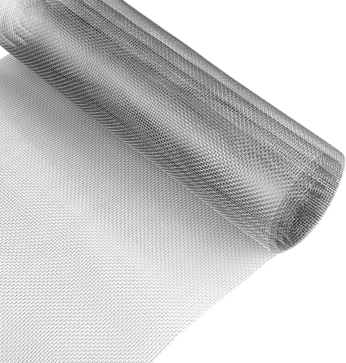 RVS draadgaas 30 x 120 cm - fijn gaas - roestvrij en slijtvast - voorkomt ongedierte - ShopVlot