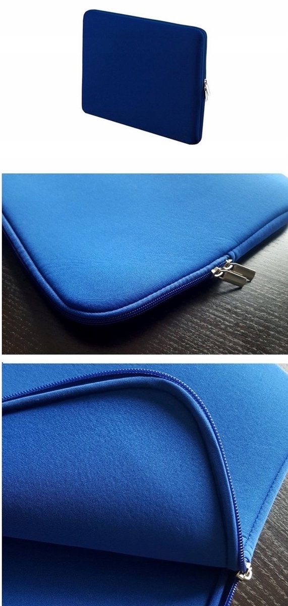 Laptophoes 15 inch Blauw - Beschermende Sleeve voor Notebook