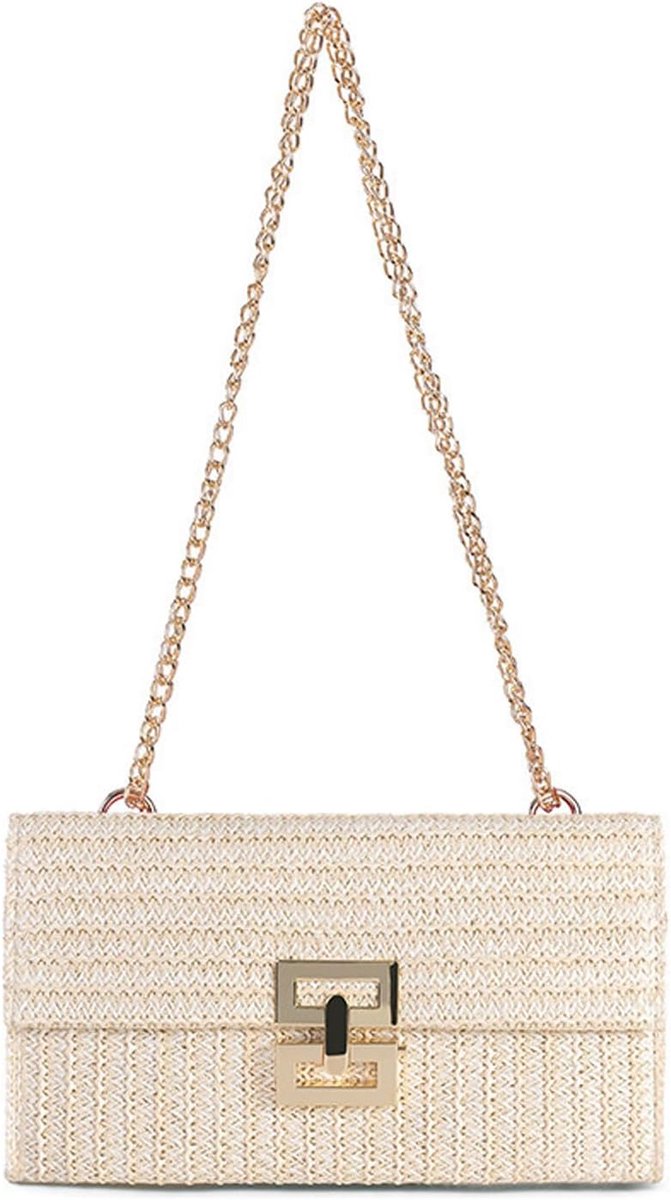 Riettas met afneembare ketting - elegant strotas - schoudertas voor feesten - perfect voor bruiloften - ShopVlot