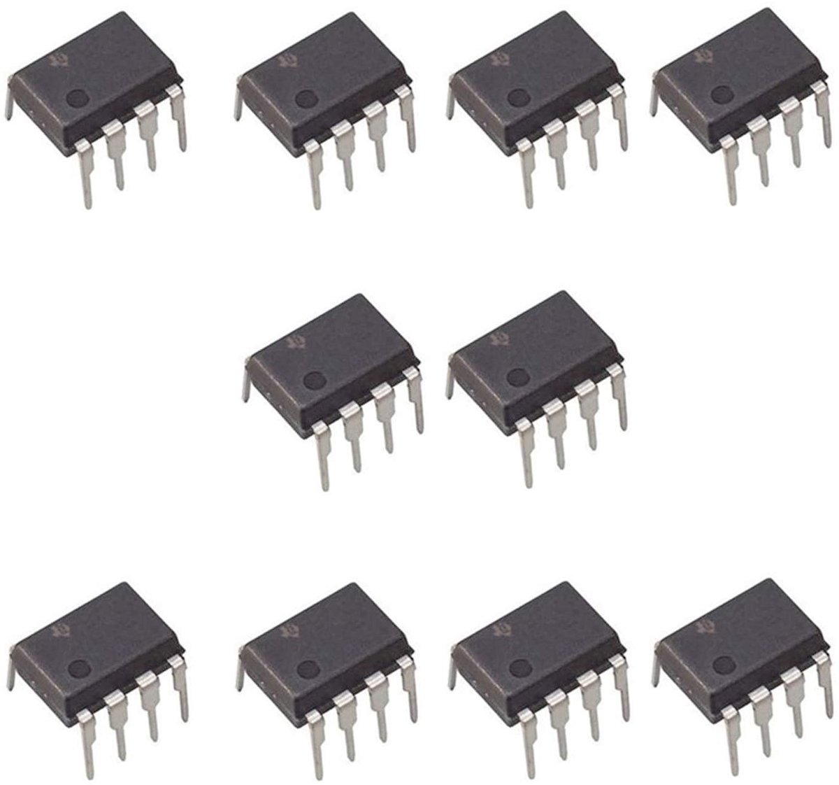 Timer IC NE555P DIP8 - Set van 10 - Precisietimer - Ideaal voor projecten - ShopVlot