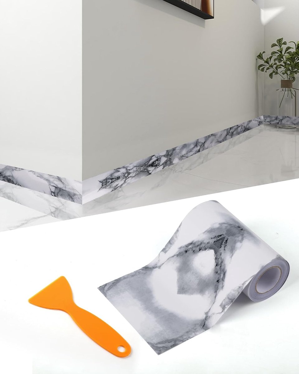PVC wanddecoratie zelfklevend - marmerstijl - vochtbestendig - perfect voor badkamer en woonkamer - ShopVlot