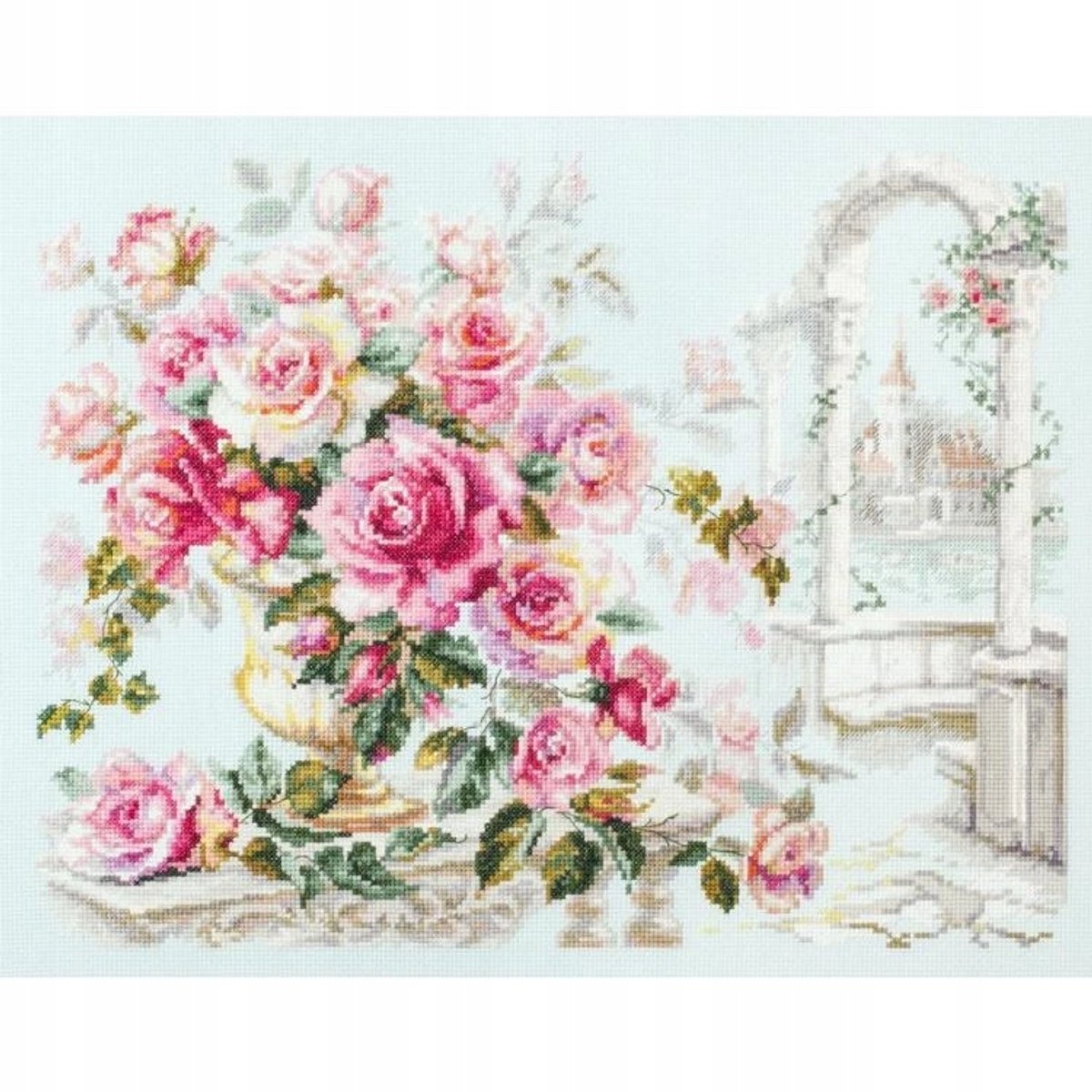 Magic Needle Kruissteek Set - Rozen voor de Prinses - 40x30cm