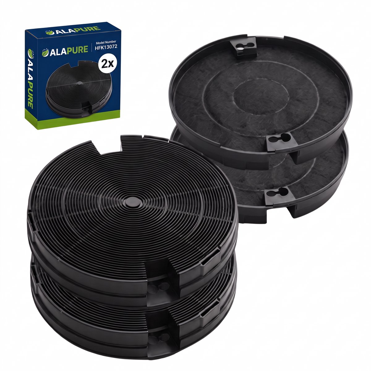 2x 13072 Koolstoffilter voor ATAG ACC920 / 88023281 / 724359