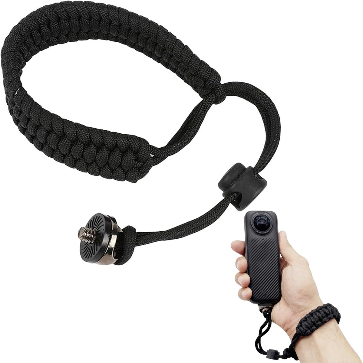 Camera polsband met 1/4 inch D-ring schroef - verstelbaar - praktisch voor camera en gimbal - SnelShoppen
