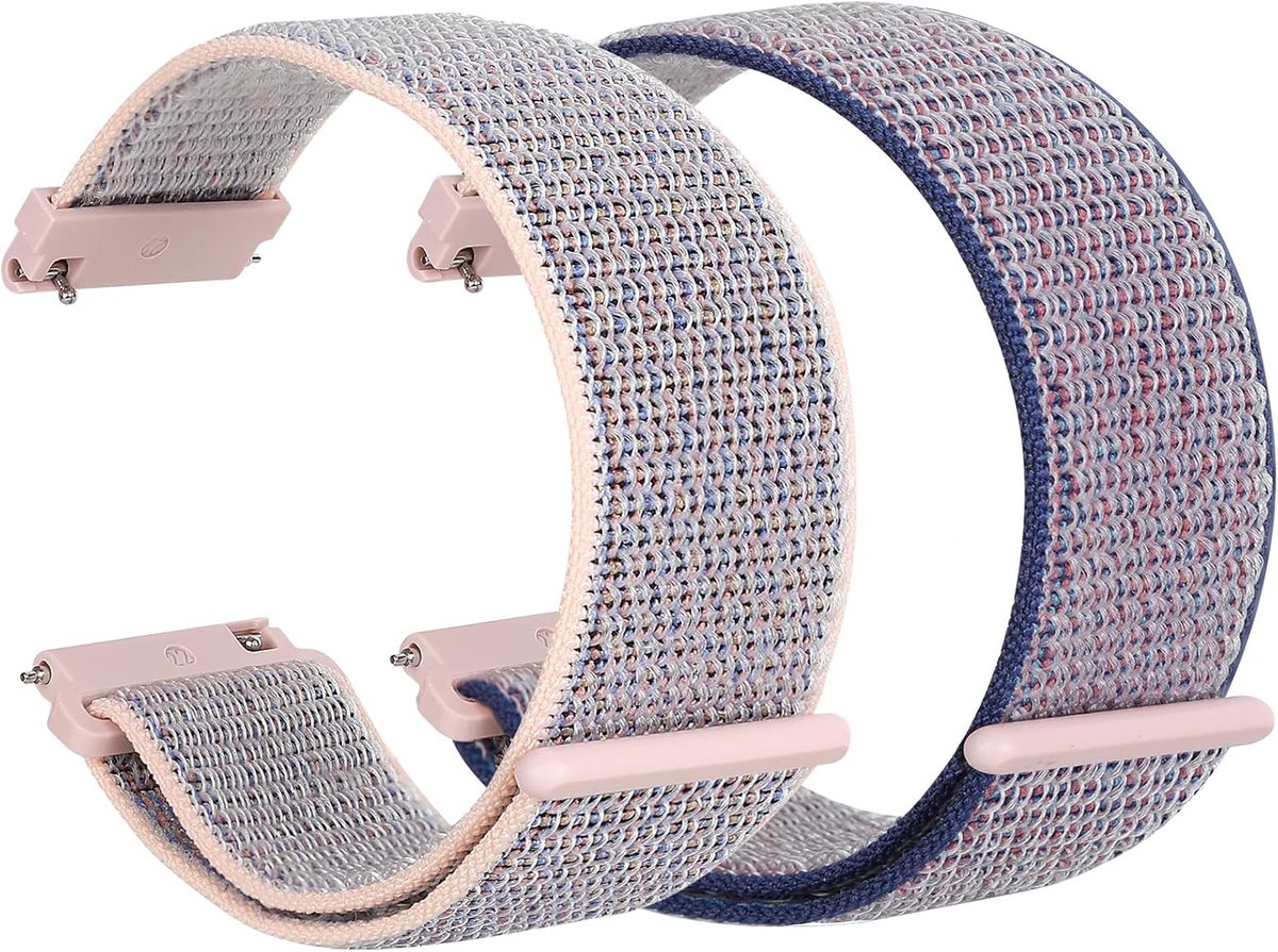 Horlogeband 22mm - Nylon Straps - Voor Samsung Galaxy Watch 3/46mm/Gear S3 - Duurzaam en Comfortabel - SnelShoppen