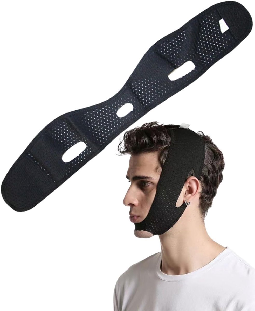 V gezichtsmasker - herbruikbaar V-lijn masker - dubbele kin verwijdering - gezichtslifting band voor slanker gezicht - SnelShoppen