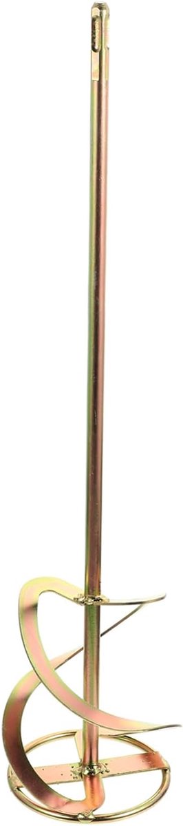 Boormixer Mengstaaf - Verfmenger Roerstaaf - Materiaal Mengen - Duurzaam 45 Staal - 48.5x10.5cm - Goud