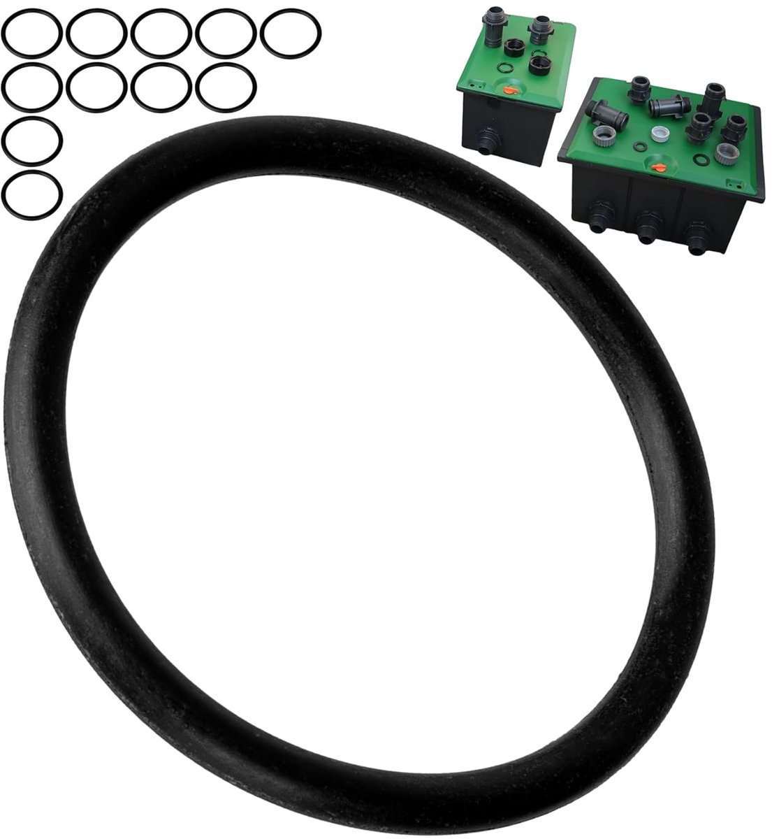 O-ring set 12 stuks - silicone 28.2 x 2.5 mm - vervangende ring - geschikt voor Gardena valve box - SnelShoppen