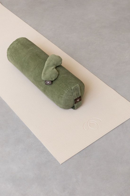 Oogkussen rib lavendel gevormd olijfgroen eco - Lotus van Lotus — afbeelding 3
