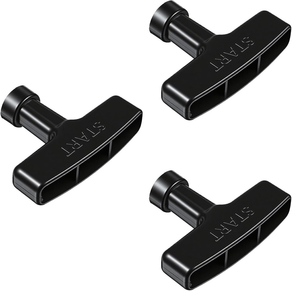 Trekkoord handvat 3 stuks - Duurzaam ABS materiaal - Betrouwbare grasmaaier starter - Ideaal voor generatoren - SnelShoppen