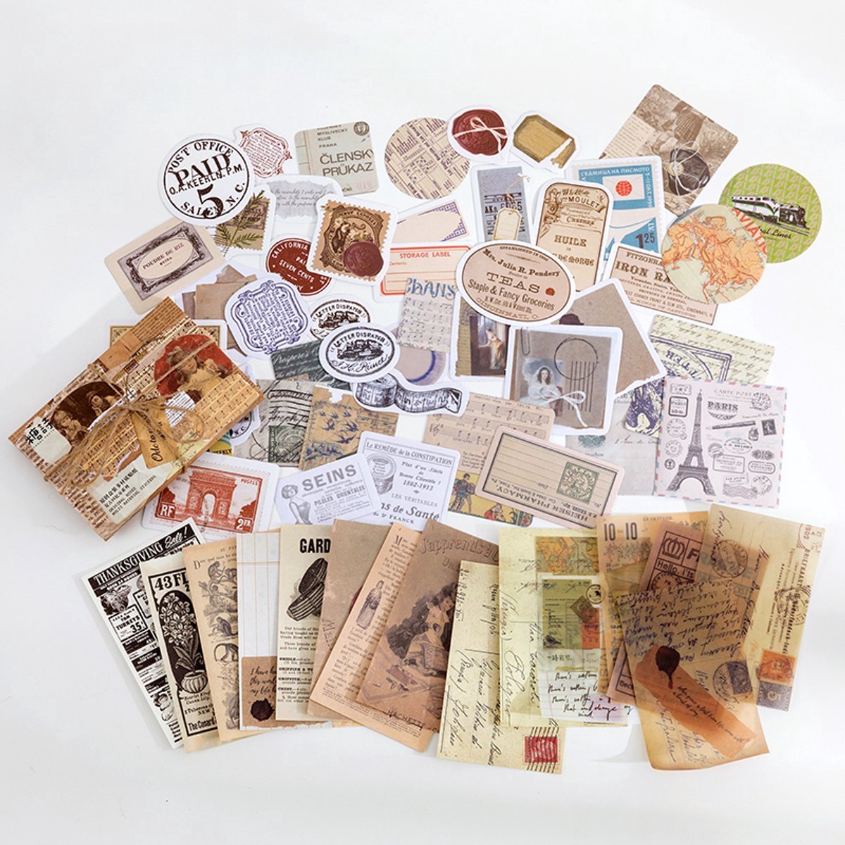 Casalora Stickerboek / Scrapbook Set - DIY Journal met Stickers en Accessoires - Geschikt voor Scrapbooking, Journaling en Creatieve Cadeaus