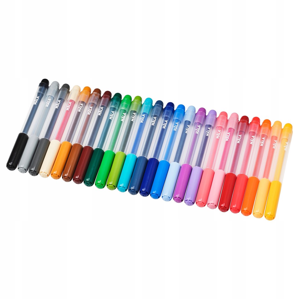 IKEA MALA Markers Set - 24 levendige kleuren