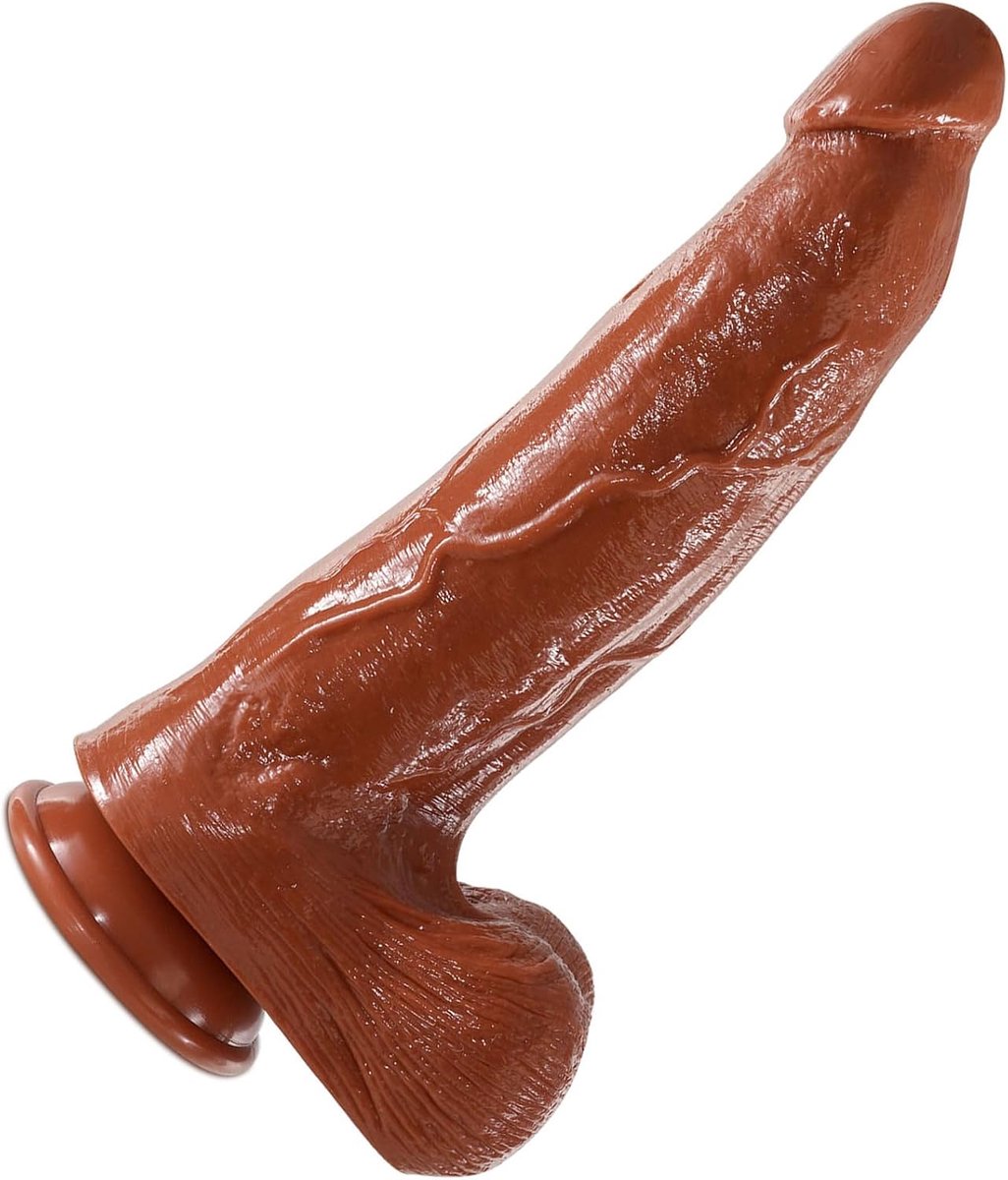 Dildo 12,5 Inch - Realistisch en Dikker - PVC Materiaal - Voor Intense G-Punt Stimulatie - ShopVlot