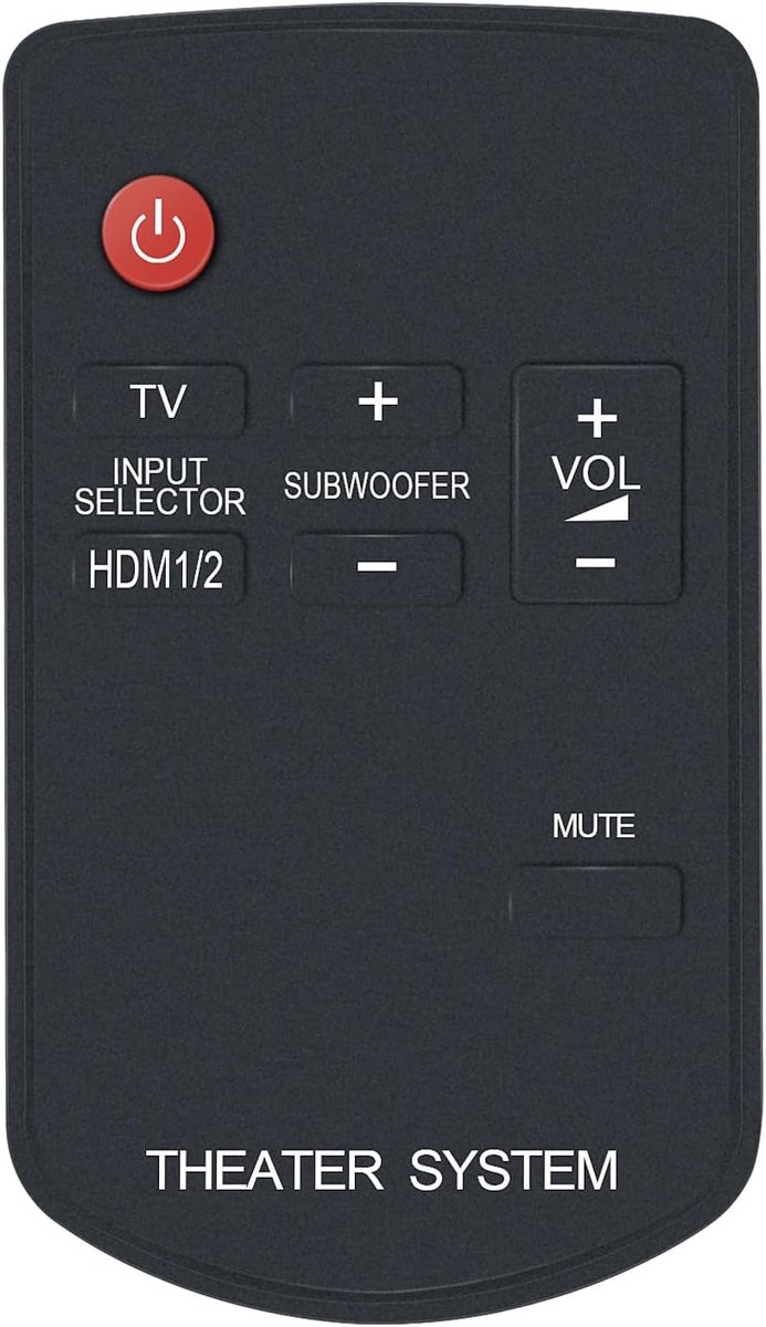 Afstandsbediening N2QAYC000046 - Compatibel met Panasonic Soundbar - Eenvoudig in gebruik - Geen configuratie nodig - ShopVlot