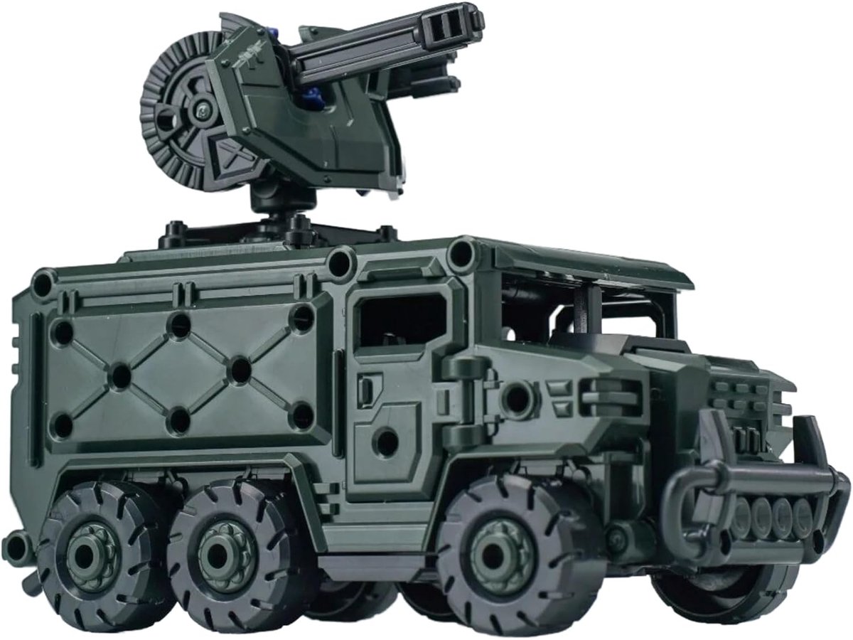 Modelkit 1/60 - LINGXI Heavy Armored Combat Platform Groen - 2 beweegbare gewrichten - ShopVlot