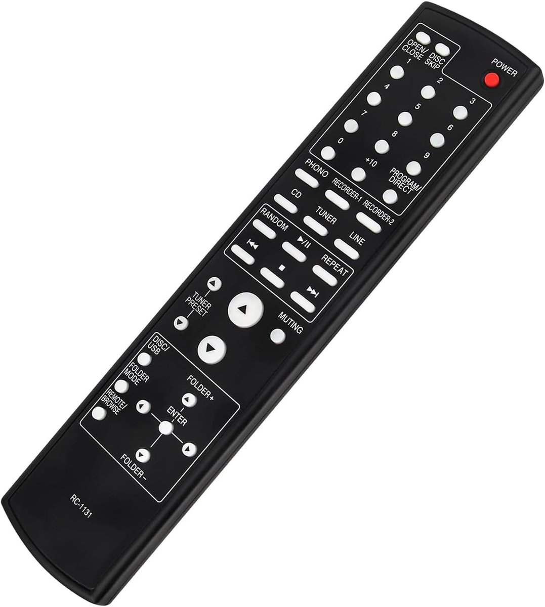 Afstandsbediening RC-1131 - Vervangend voor Denon PMA-510AE en PMA-710AE - Eenvoudig in gebruik - ShopVlot