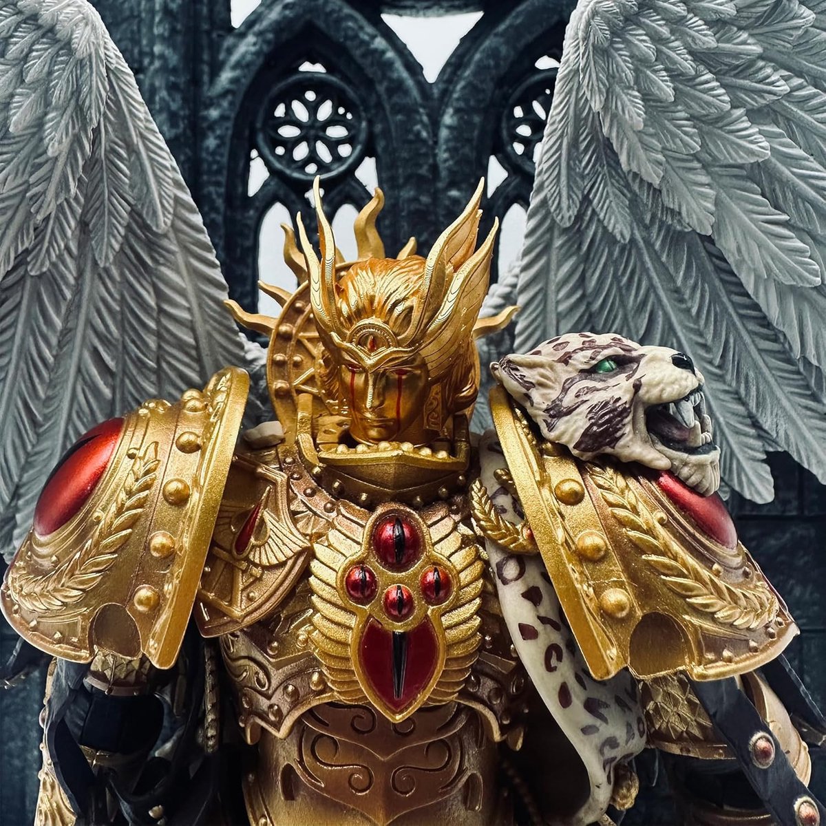 Warhammer helm accessoires 1:18 - Sanguinius Primarch - PVC rubber - voor verzamelaars 15 jaar en ouder - ShopVlot