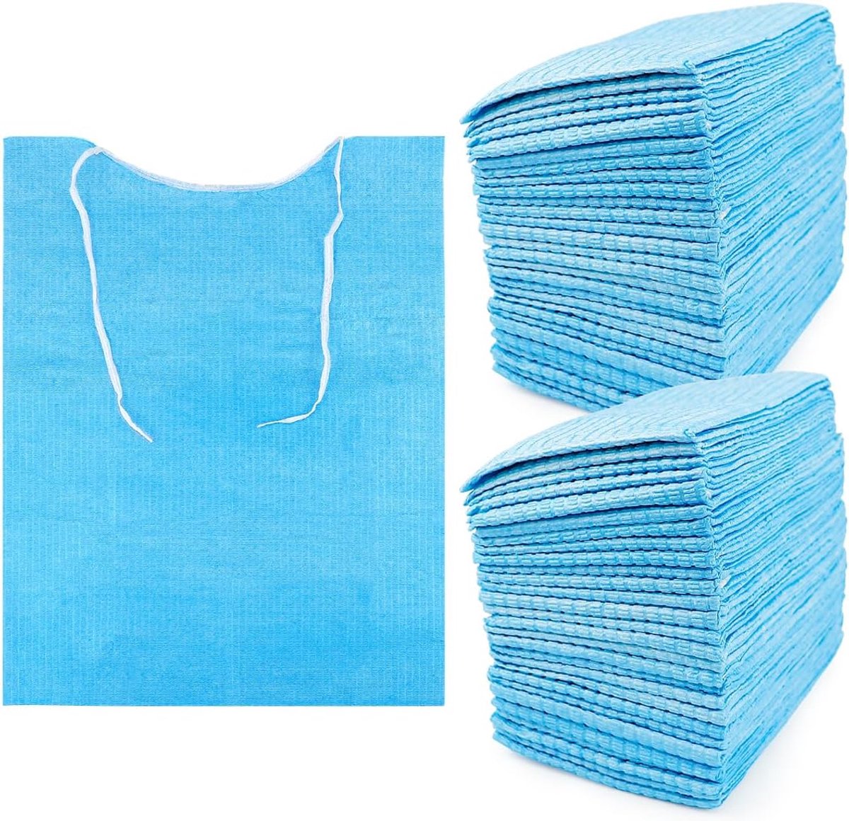 Disposable Dental Bibs 60pcs - Waterdicht - Met Touwsluiting - Ideaal voor Tandarts en Tattoo Gebruik - ShopVlot