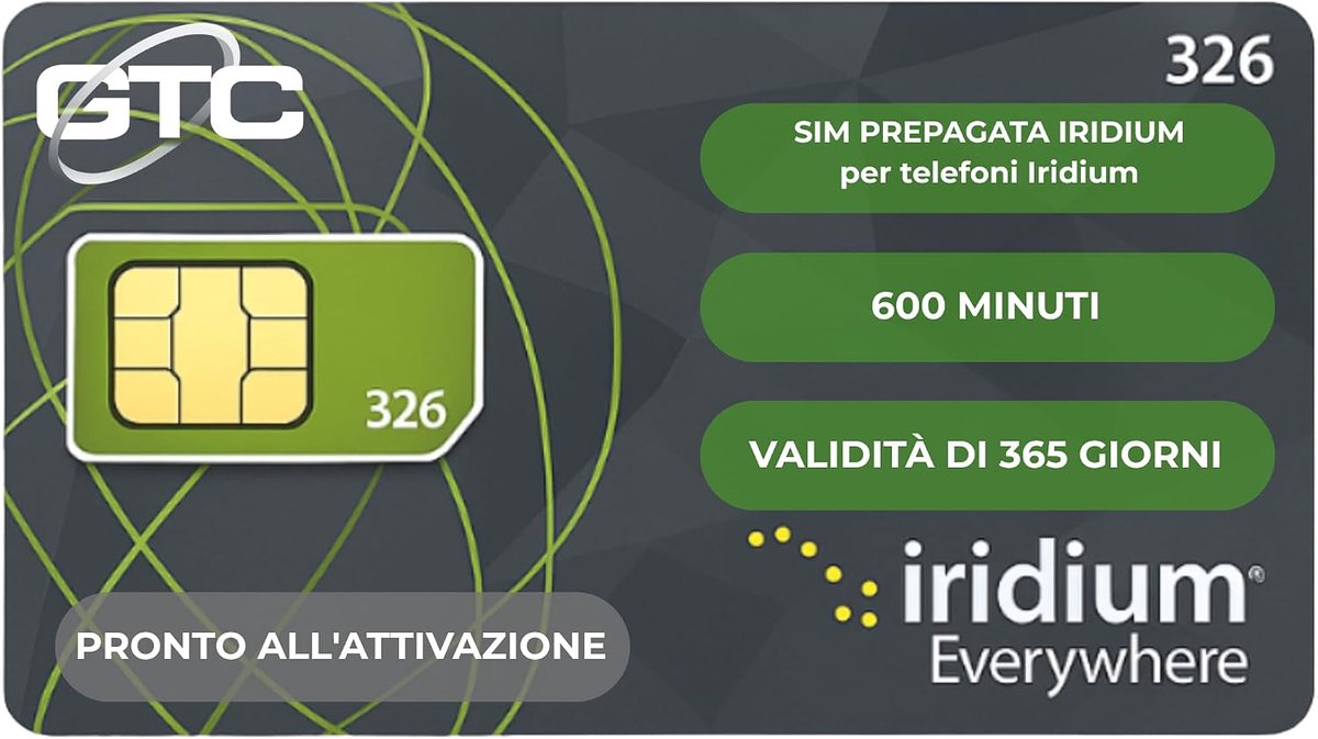 Iridium satellietsimkaart - 600 minuten prepaid - wereldwijde dekking - betrouwbare communicatie - ShopVlot