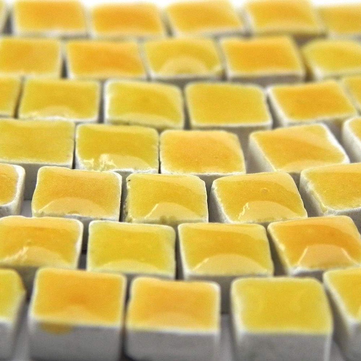 Mosaic stenen 5 mm - keramisch - corn yellow - ideaal voor decoraties - ShopVlot