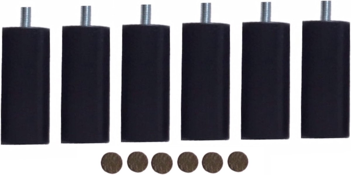Poten voor lattenbodem 10 cm - massief hout - diverse kleuren - perfect voor bedden - ShopVlot