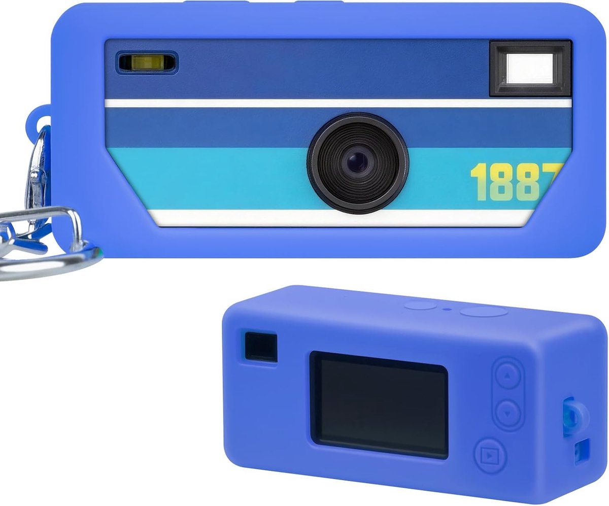 Siliconen hoes voor Kodak Charmera - Precisie snits - Krasbescherming - Perfecte pasvorm voor keychain camera - ShopVlot
