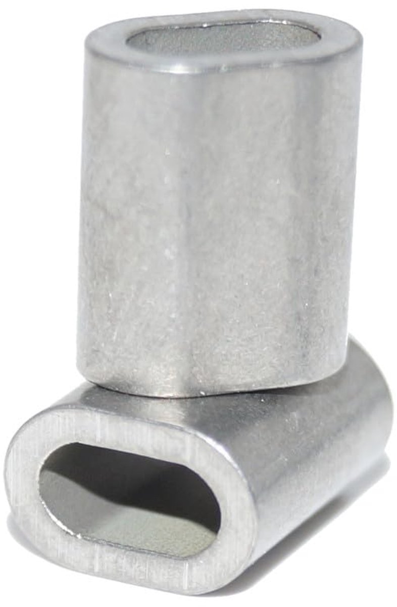 Persklem 1 mm - 2 stuks - koper - voor kabelbevestiging - ShopVlot