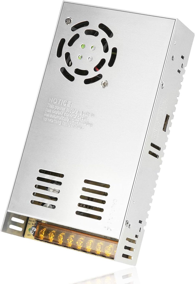 Schakelvoeding 24V 20A - 480W Adapter - Verstelbare uitgangsspanning - Betrouwbare bescherming tegen overbelasting - ShopVlot
