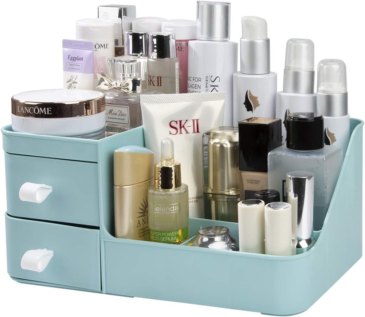 Makeup organizer met lades - 3 lades - compact ontwerp - handige opbergruimte voor cosmetica - ShopVlot