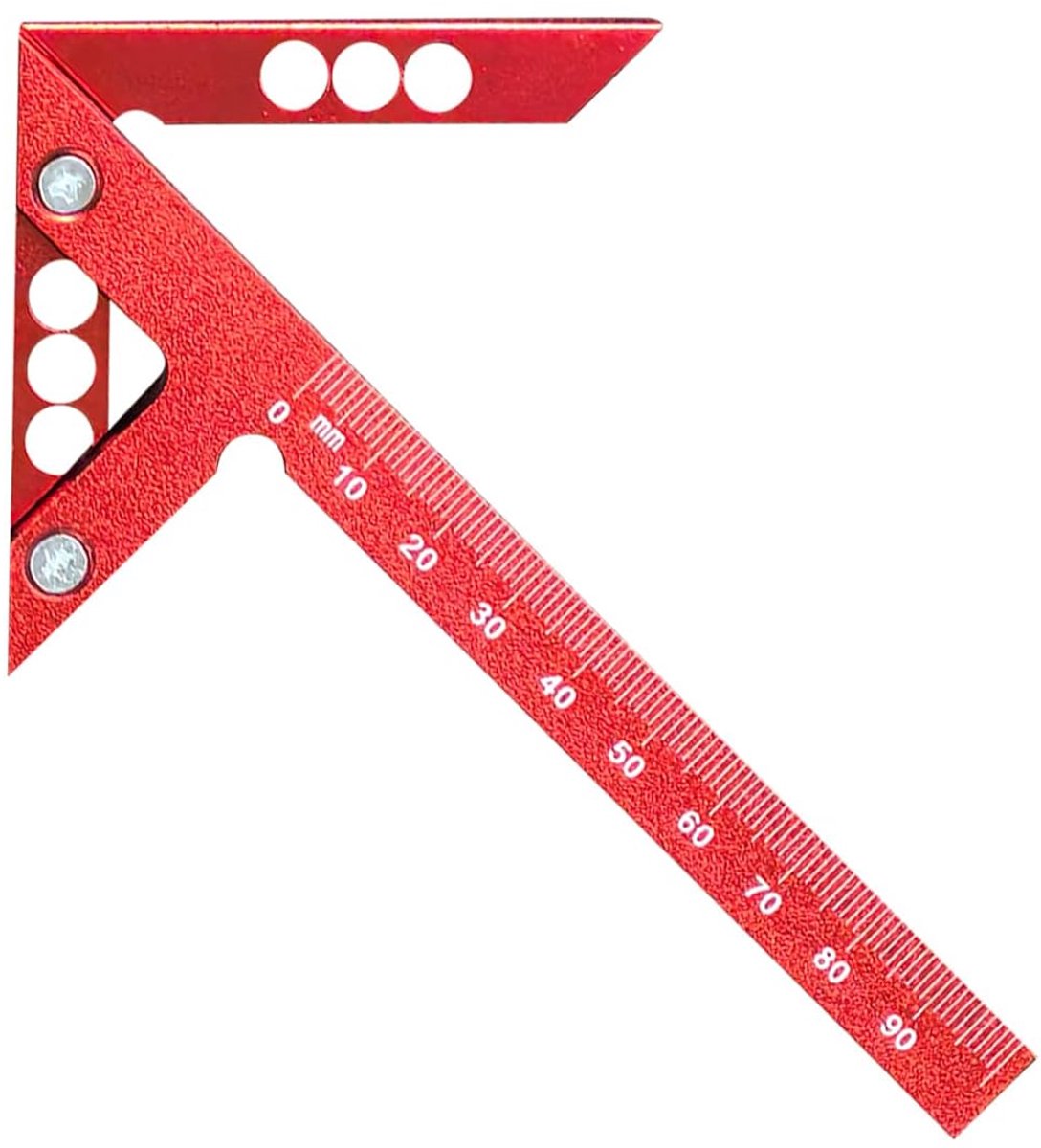 Middenlijnmarkering 45/90 graden - aluminiumlegering - nauwkeurig middenscheuren - ideaal voor houtbewerking - ShopVlot