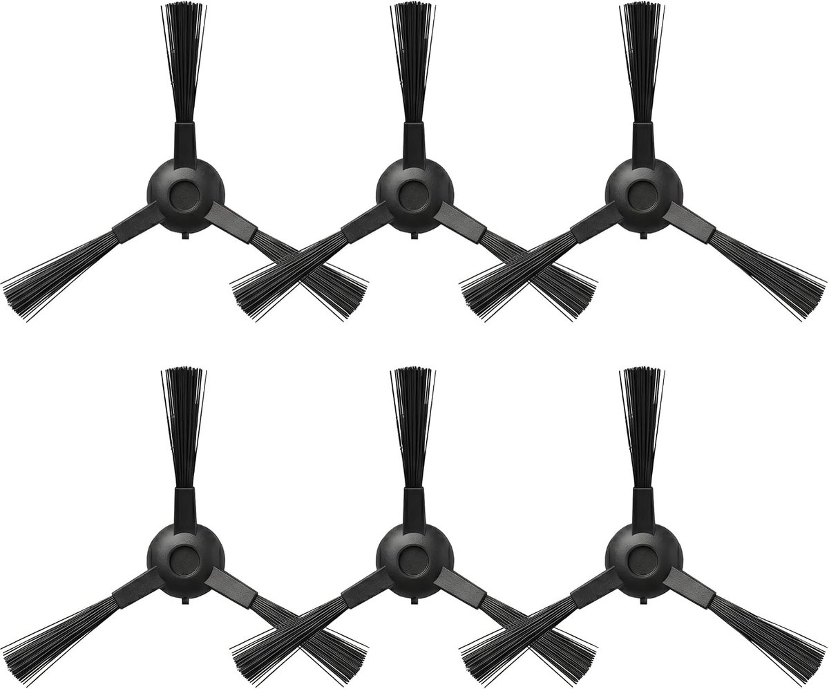 Zijborstels voor Dreame X30 Ultra L10s Pro - vervangend - 6 stuks - optimale reiniging - ShopVlot