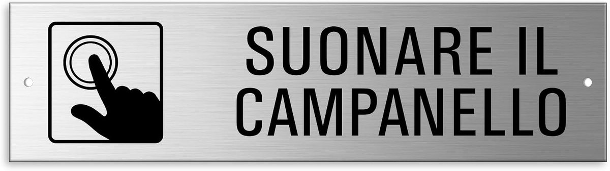 Perforatieschild 150x40mm - Aluminium - Geborsteld - Voor een stijlvol uiterlijk - ShopVlot