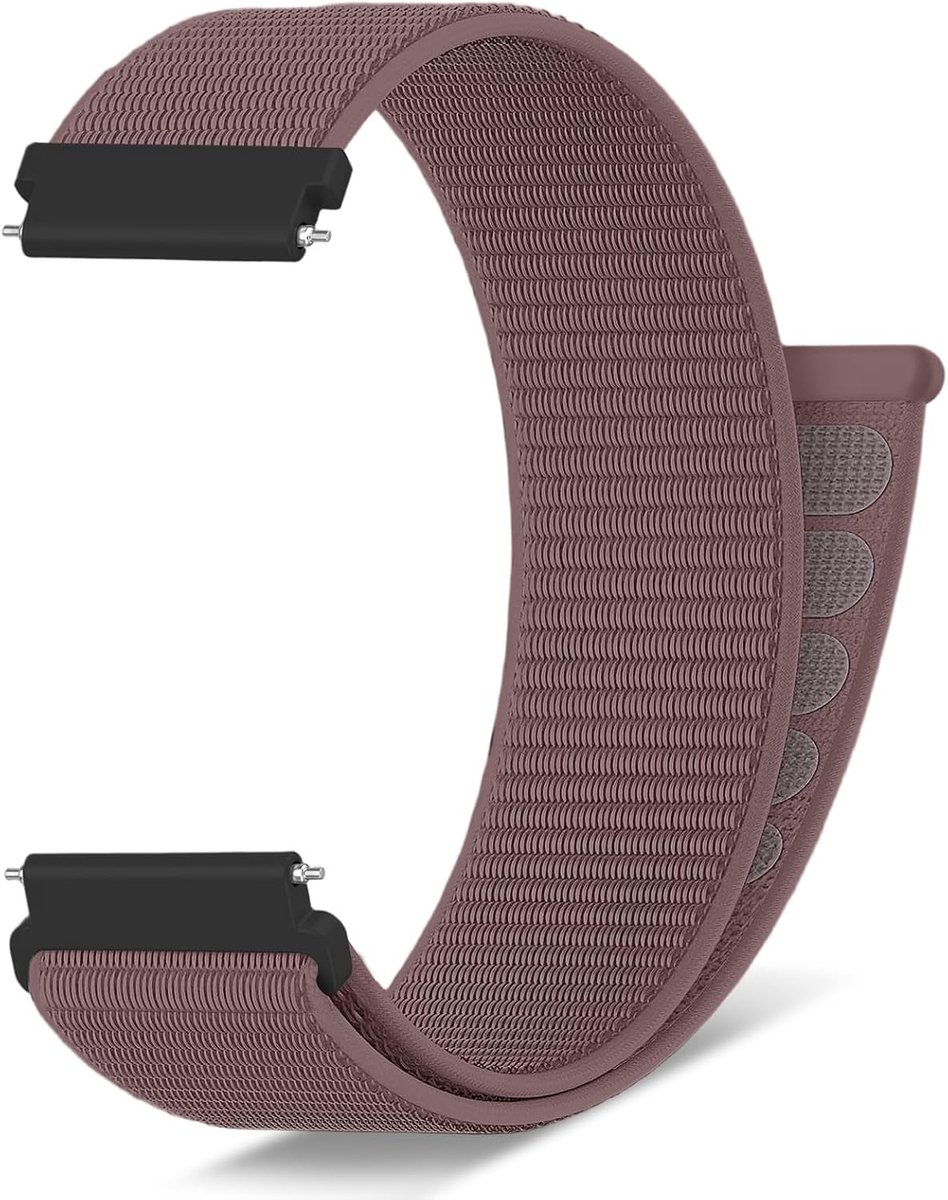 Horlogeband nylon 16mm 18mm 19mm 20mm 22mm - Ademend geweven sportband - Snelle bevestiging voor heren en dames - SnelShoppen