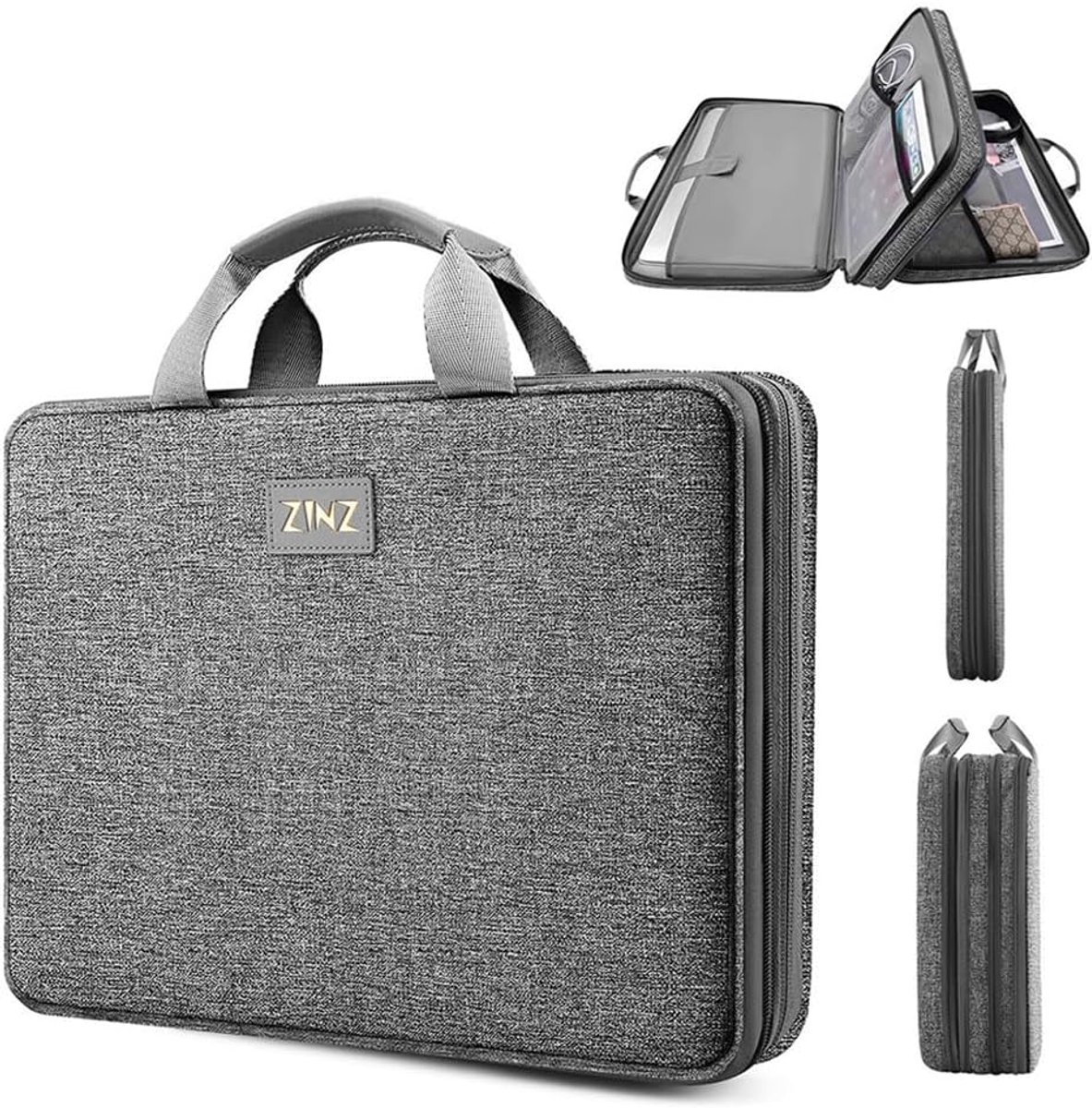 Laptop tas 11.6-16 inch - meerdere vakken - waterafstotend - ideaal voor onderweg - SnelShoppen