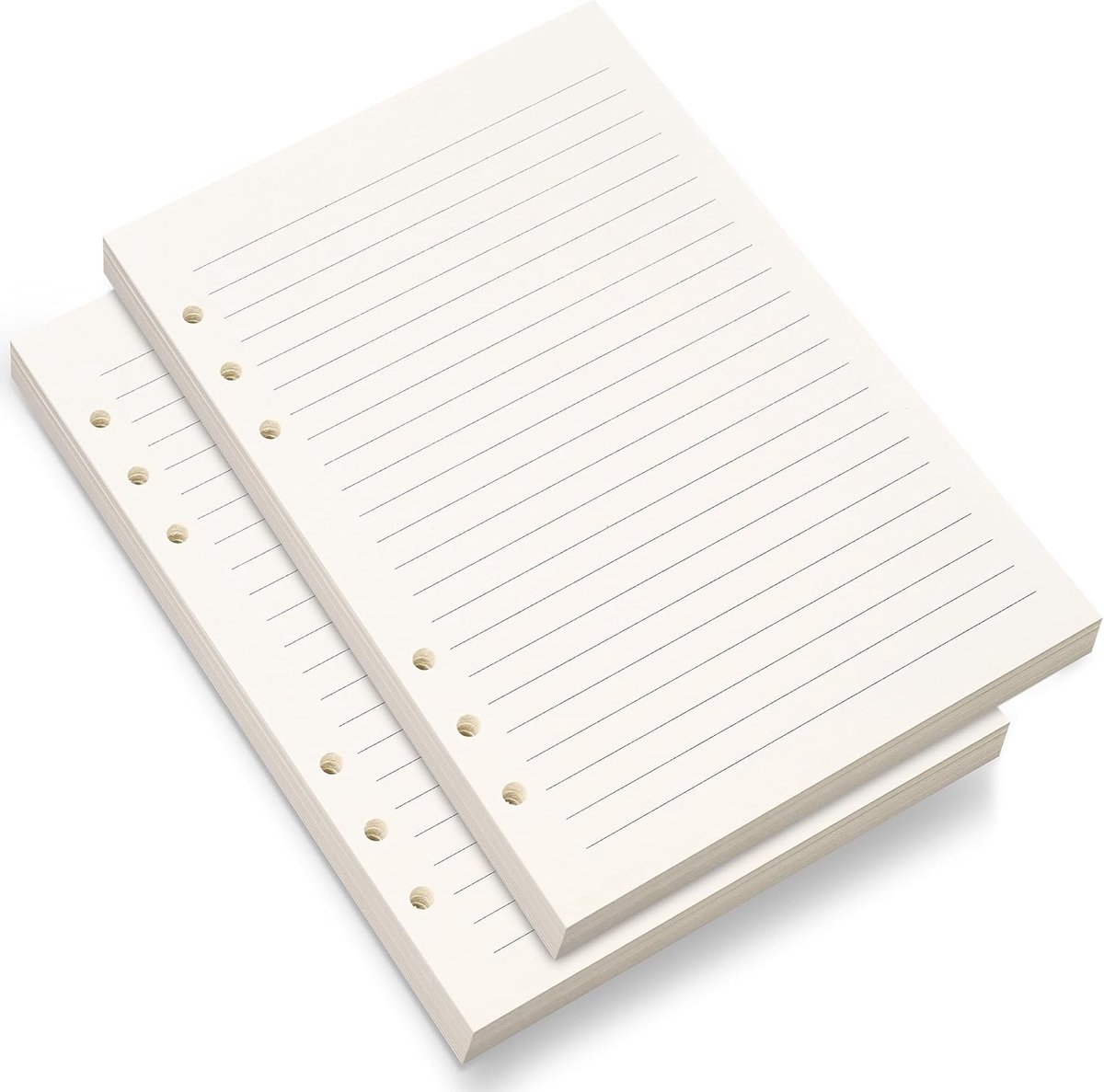 A5 Lined Paper - 80 vellen - 6 gaten - Perfect voor planners en journals - SnelShoppen