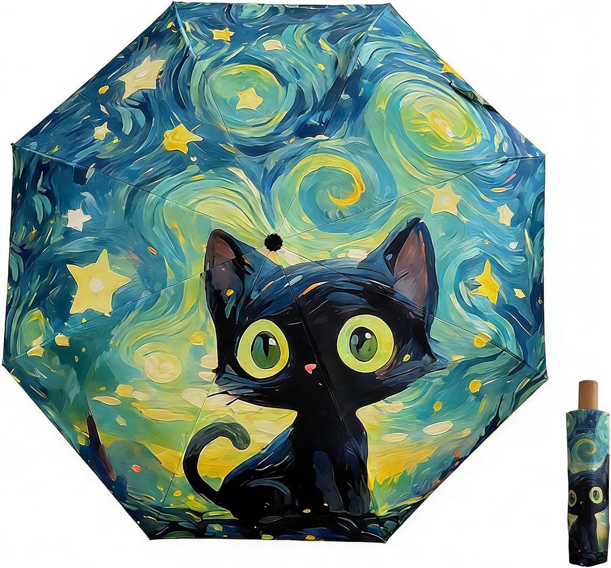 Compacte Handparasol Vouwbaar - UV Bescherming - Vrouwelijke Design - Ideaal voor Zonnige Dagen - SnelShoppen