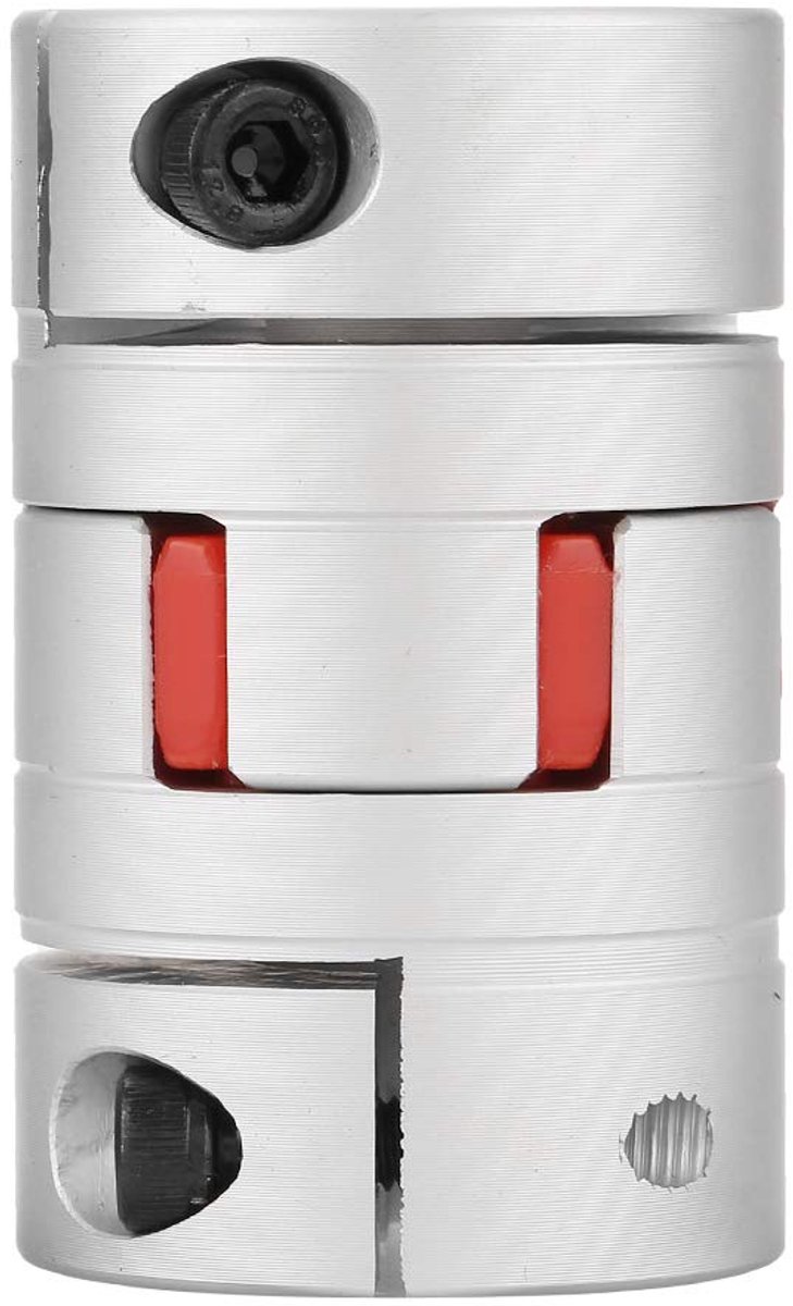 CNC Aluminium Plum Koppeling D40×L66mm - Hoog Koppel - Flexibel voor Stapelmotor - SnelShoppen