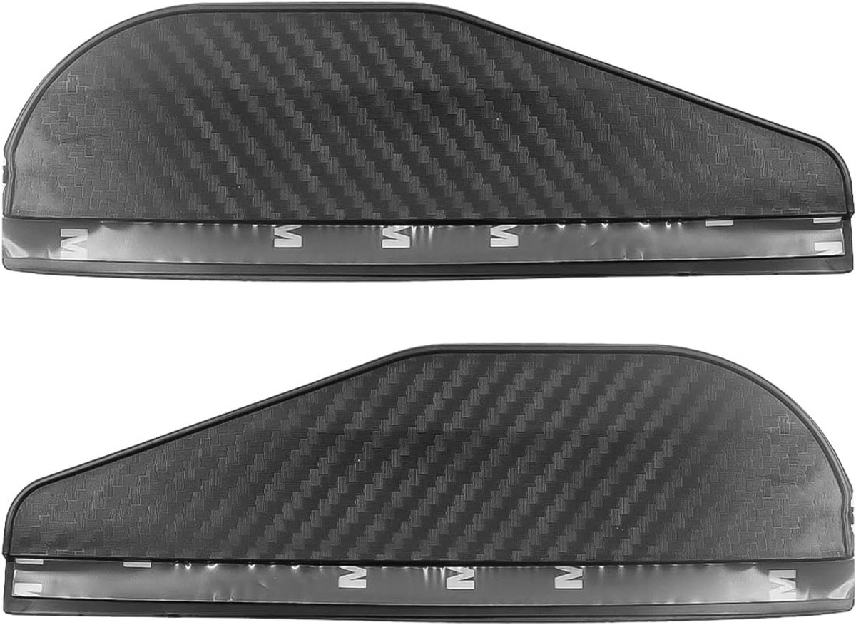 Zijspiegels Regenhoes Set van 2 - Universeel - Carbon Fiber - Bescherming bij slecht weer - SnelShoppen