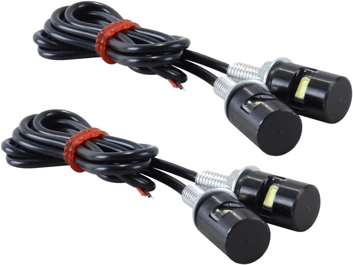 Kentekenplaatverlichtingsdiodes 5630 1SMD - waterdicht - aluminiumlegering - optimale zichtbaarheid bij nacht - SnelShoppen