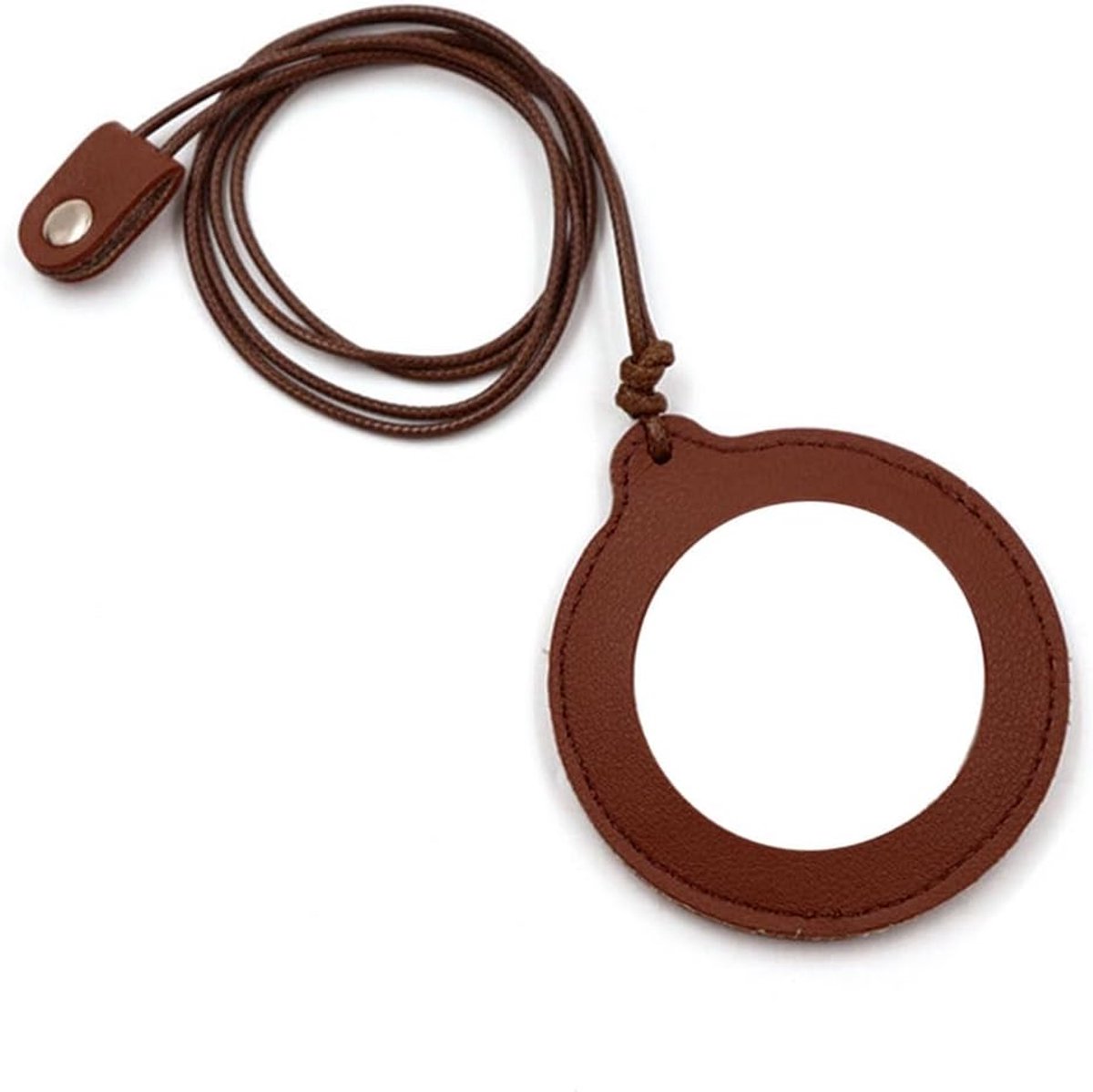 Monoculaire vergrootglas 10x - PU leren band - compact en draagbaar - ideaal voor lezen - SnelShoppen
