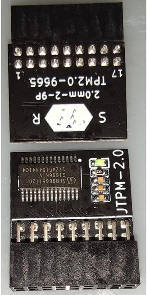 TPM 18-1 Pin Beveiligingsmodule - TPM 2.0 Compatibel - Voor Windows 11 - Verhoog de beveiliging van uw systeem - SnelShoppen