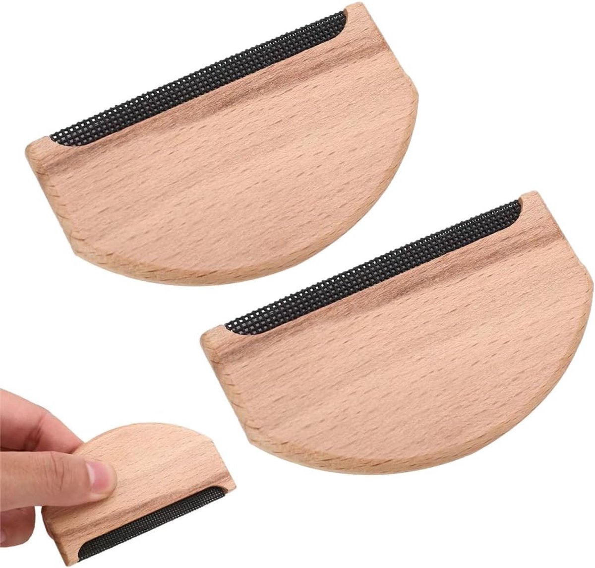 Lint shavers set van 2 - wolkam en cashmere borstel - anti-roll kam - effectief voor delicate stoffen - SnelShoppen