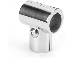 pijpverbinding 25 mm T-buis pijpverbinding T-tak 90° haaks scheidbaar 316 roestvrij staal voor jachtaccessoire gereedschap voor bootleuning