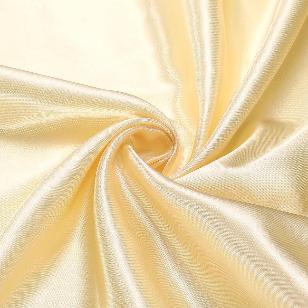 Stof per yard, 2 meter 152 cm breed zijdeachtig solide voor bruidsjurk bruiloftsdecoraties handwerk naaien