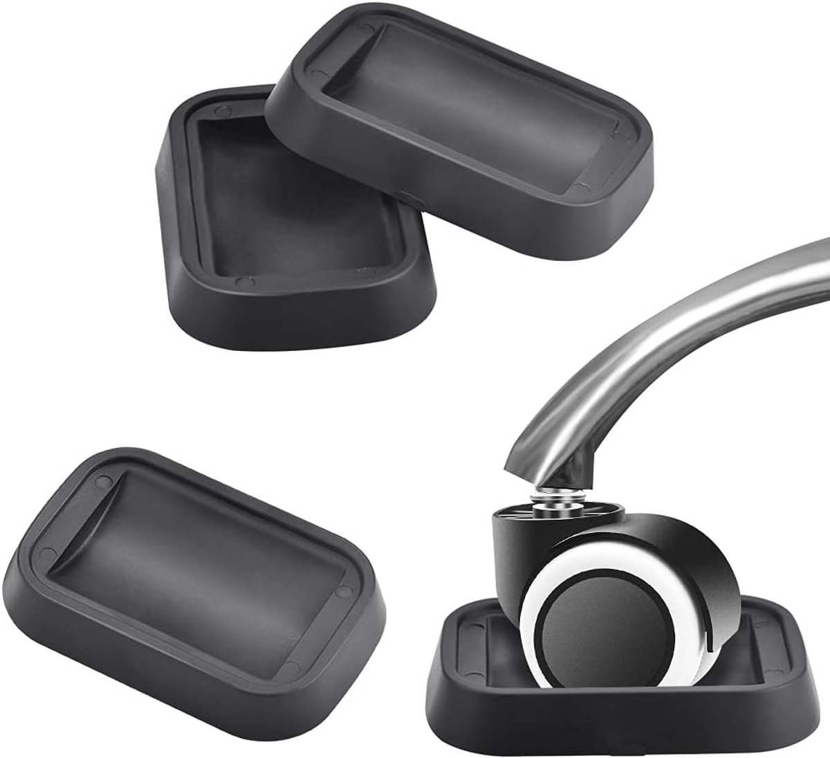 meubelbekers van rubber en kussens voor meubels, vloerbeschermers voor alle vloeren en wielen, bescherm je vloeren en stop meubels met ideale bedstoppers!